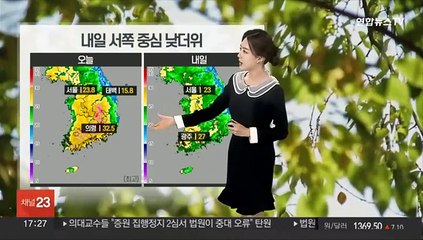 [날씨] 내일 서쪽 중심 낮 더위…일요일 오후 비소식