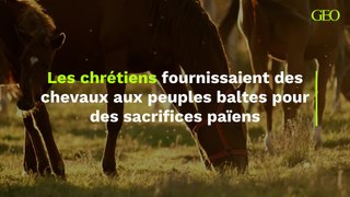 Les chrétiens fournissaient des chevaux aux peuples baltes pour des sacrifices païens