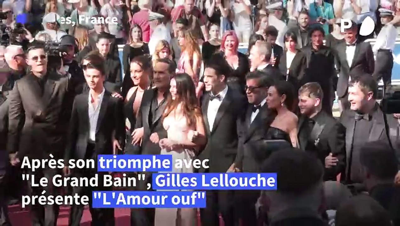Cannes: Gilles Lellouche dans le grand bain de la compétition avec "L'Amour ouf"