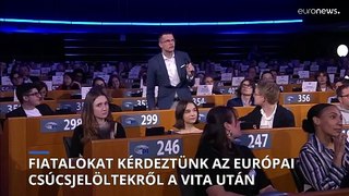 Első szavazókat kérdeztünk az európai csúcsjelöltekről