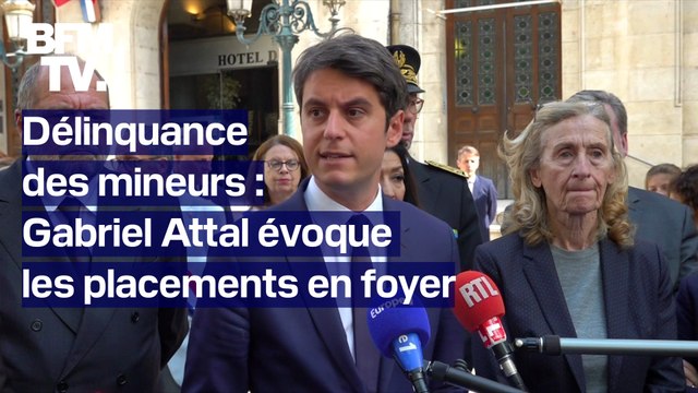 Délinquance des mineurs: Gabriel Attal veut un placement en foyer de 15 jours dès le premier fait