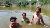 Aashu & Braim| Swimming In Jamal Dam| kids fun activity in summer