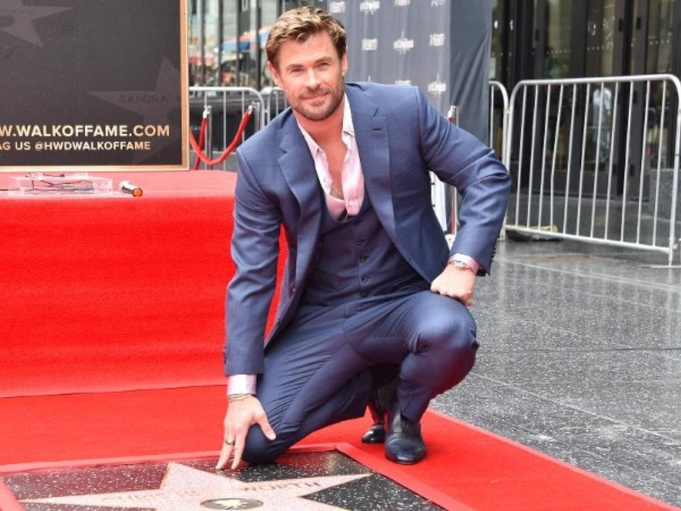 Chris Hemsworth enthüllt Hollywood-Stern für 'zweitbesten Chris'
