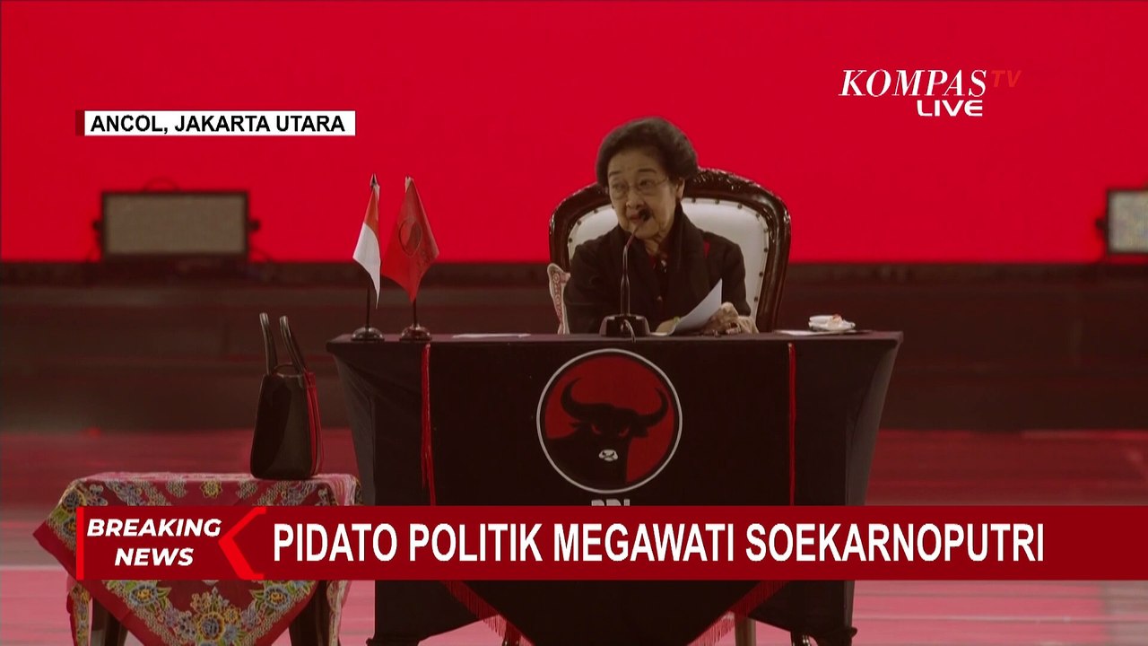Rakernas V PDIP, Megawati: Bukan Sombong Saya Memang Anak Presiden