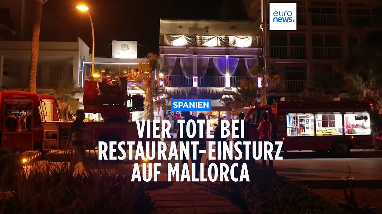 Vier Tote bei Restaurant-Einsturz auf Mallorca