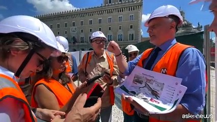 Il cantiere della Metro C a Roma: Venezia sar? una "stazione museo"