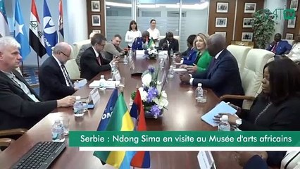 [#Reportage] Serbie : Ndong Sima en visite au Musée d'arts africains
