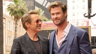 Robert Downey Jr celebrates Chris Hemsworth’s Hollywood Walk of Fame star with Avengers-themed roast