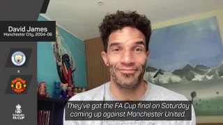 Former Man City keeper James 'can't see United winning' FA Cup final
