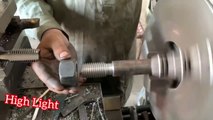 Creating amazing threads with a Thread Drill on a Lathe Machine _ Technical skill a thread making