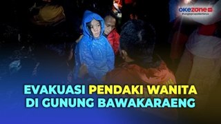 Dramatis, Tim SAR Evakuasi Pendaki Wanita Cedera di Pos 9 Gunung Bawakaraeng Gowa