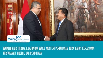 Wamenhan RI Terima Kunjungan Wakil Menteri Pertahanan Turki Bahas Kerjasama Pertahanan, Energi, dan Pendidikan