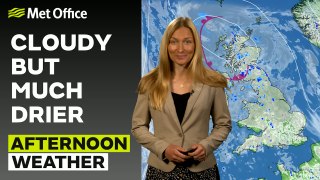 Met Office Afternoon Weather Forecast 24/05/24 – Cloudy, drizzly in the North