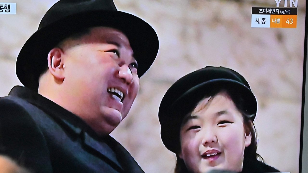 South Korean spy reveals Kim Jong-un keeps his son hidden as he is 'too pale and thin'