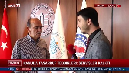 BÜRO MEMUR-SEN Gnl. Bşk. Yusuf Yazgan kamu çalışanlarının taleplerini anlattı