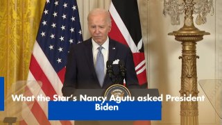 What the Star’s Nancy Agutu asked President Biden