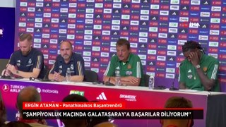 Ergin Ataman, Galatasaray'a şampiyonluk maçında başarılar diledi