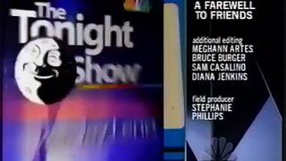 Dateline: A Farewell To Friends NBC Split Screen Credits