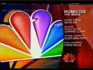 Homicide: The Movie NBC Split Screen Credits (Update)