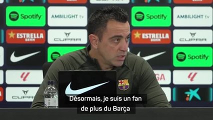 Barcelone - Xavi : "Désormais, je ne suis qu'un supporter de plus"