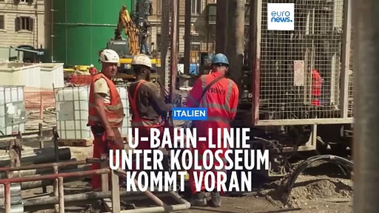 U-Bahn-Linie unter Kolosseum kommt voran