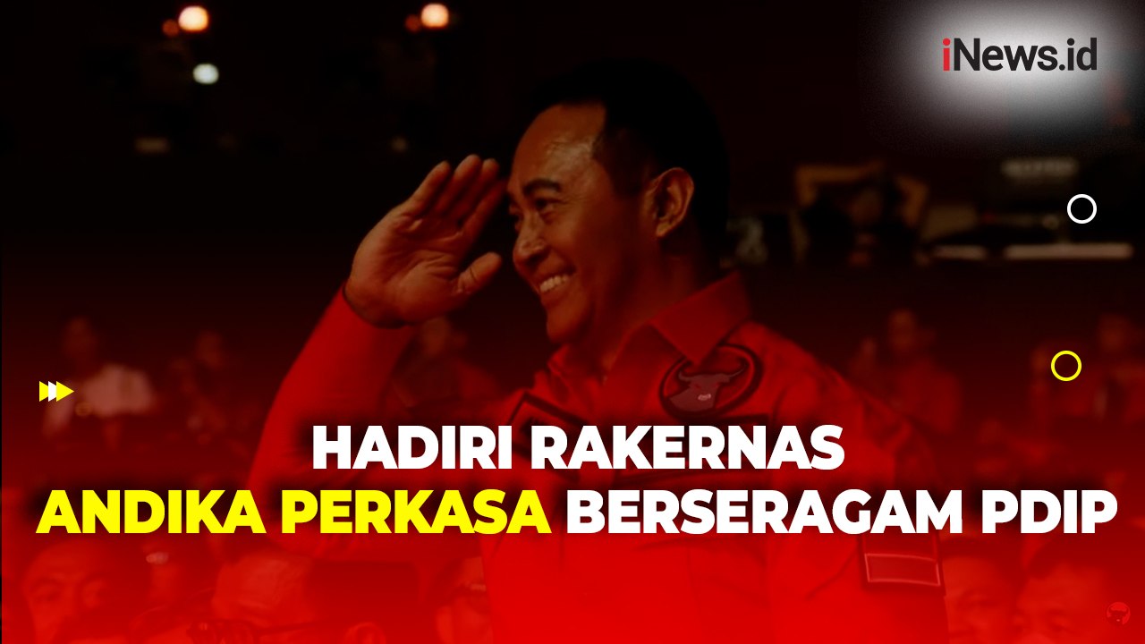 Berseragam PDIP, Andika Perkasa Disambut Meriah Ribuan Kader saat Rakernas PDIP
