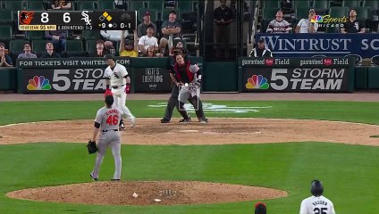 ¡Polémica jugada para terminar el juego entre los Orioles de Baltimore y los Medias Blancas de Chicago!