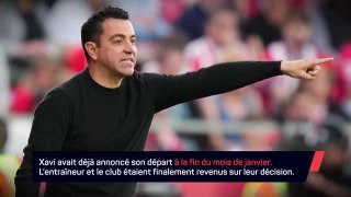 Barcelone - Le club annonce le départ de Xavi !