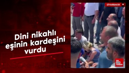 Dini nikahla yaşadığı kadının kendisine saldıran kardeşini ayağından vurdu
