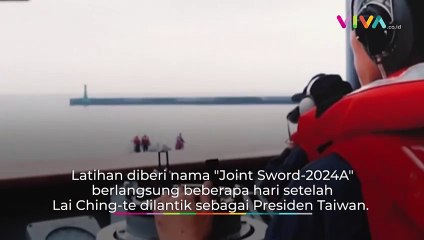 Lantik Presiden Baru,r Tiongkok 'Serbu' Militer Taiwan