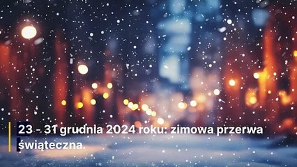 kalendarz roku szkolnego 2024 25