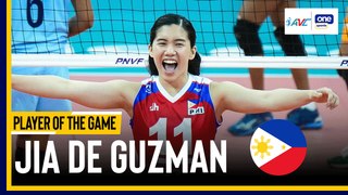 AVC Player of the Game Highlights: Jia de Guzman masterfully orchestrates Alas Pilipinas' win over India
