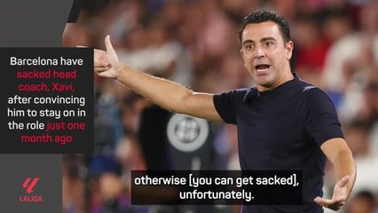 Download Video: Xavi sacking at Barcelona 'not good news' - Guardiola