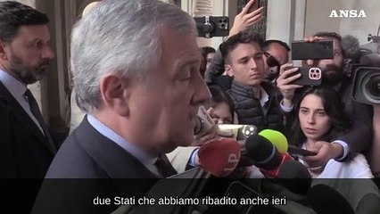 MO, Tajani:  "Inaccettabile paragonare Netanyahu a organizzazione terroristica"