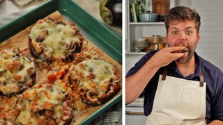 How to Make Low-Carb Eggplant Pizzas