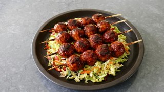 How to Make Chef John's Grilled Chicken Meatballs