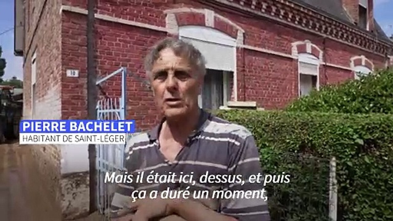 Coulée de boue dans le Pas-de-Calais: les habitants déblaient les rues