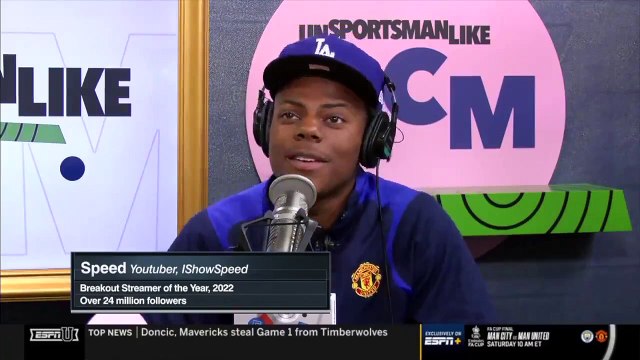 IShowSpeed confiesa que es streamer gracias a Cristiano Ronaldo