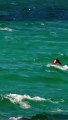 10 This is part 2. In the 3rd and final clip you will also see her finally on the boat with the flipped over jetski being towed. This happened on Sunday at the Haulover Inlet and beach in Miami, Florida