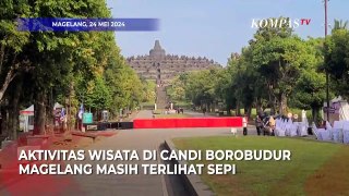 Geliat Wisatawan Candi Borobudur Usai Waisak 2024