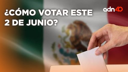 Tutorial de cómo votar estas elecciones 2024 en México con esta guía completa #votaméxico2024