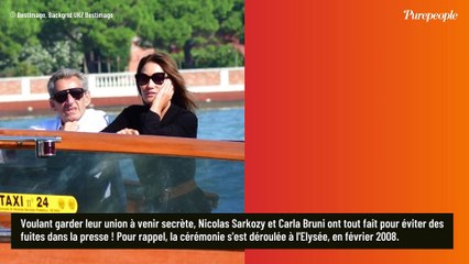Le mariage de Carla Bruni et Nicolas Sarkozy tenu secret grâce à de nombreux stratagèmes