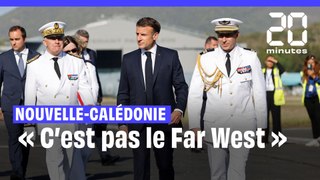 Emmanuel Macron à Nouméa : la Nouvelle-Calédonie, « c'est pas le Far West » #shorts