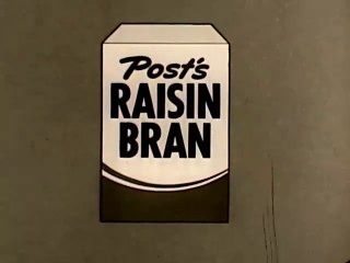 1950s Post Raisin Bran cereal TV commercial - The Big Circus