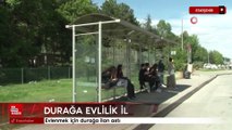 Eskişehir'de evlenmek için durağa ilan astı