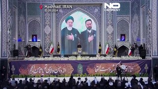 تصاویری از مراسم تشییع ابراهیم رئیسی با حضور هزاران نفر در مشهد