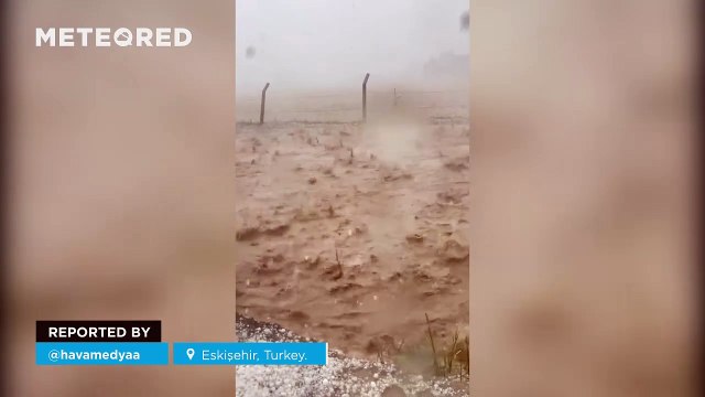 Las tormentas provocan lluvias y granizadas muy fuertes en varias regiones de Turquía