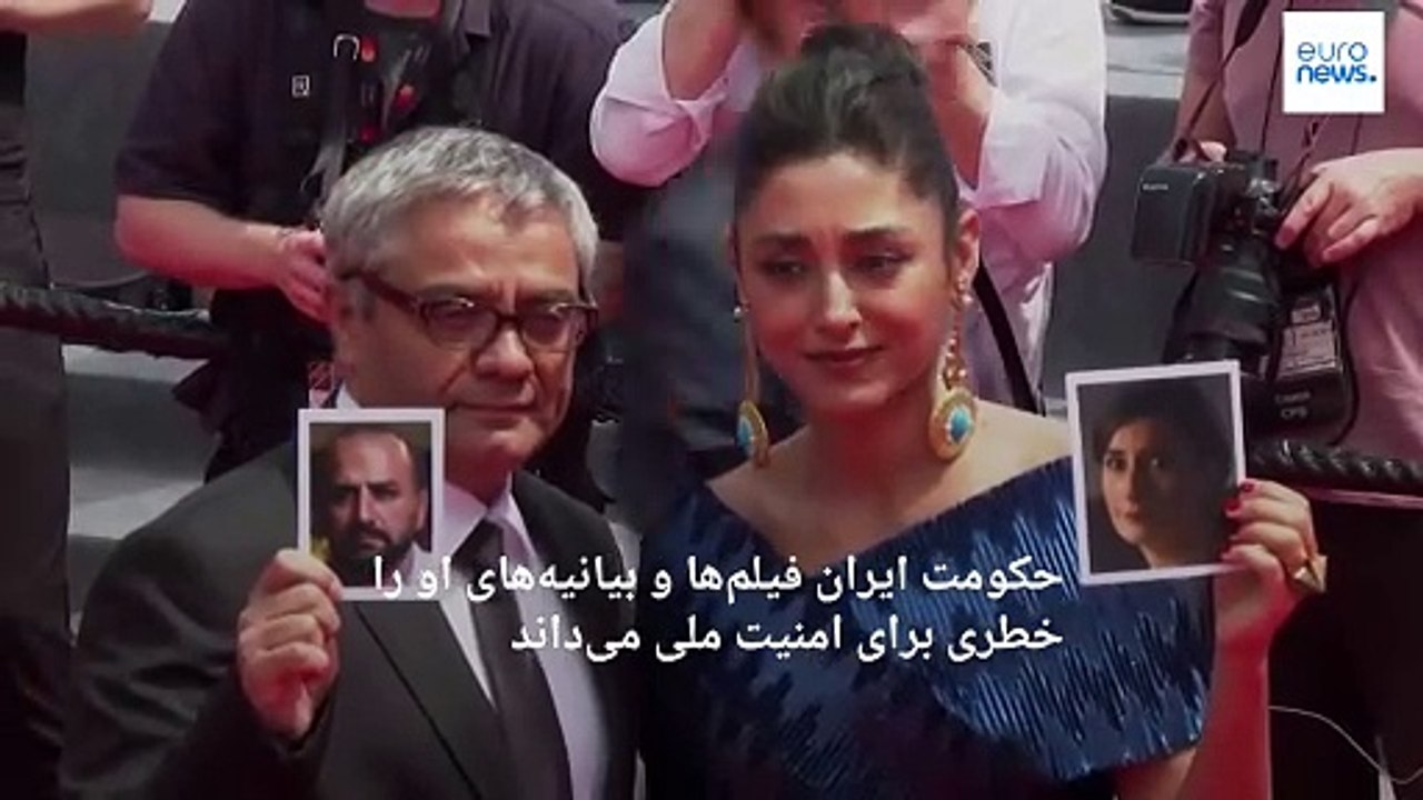 رسول‌اف در کنار گلشیفته فراهانی؛ کارگردانی که در تهران طرد شد و در فستیوال کَن تشویق