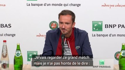 Roland-Garros - Medvedev sur Zverev-Nadal : "Content que ça ne soit pas tombé sur moi !"