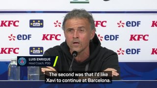 Enrique 'wanted Xavi to continue' as Barcelona boss